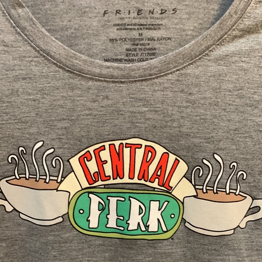 Friends central perk grey shirt in medium - Picture 2 of 4